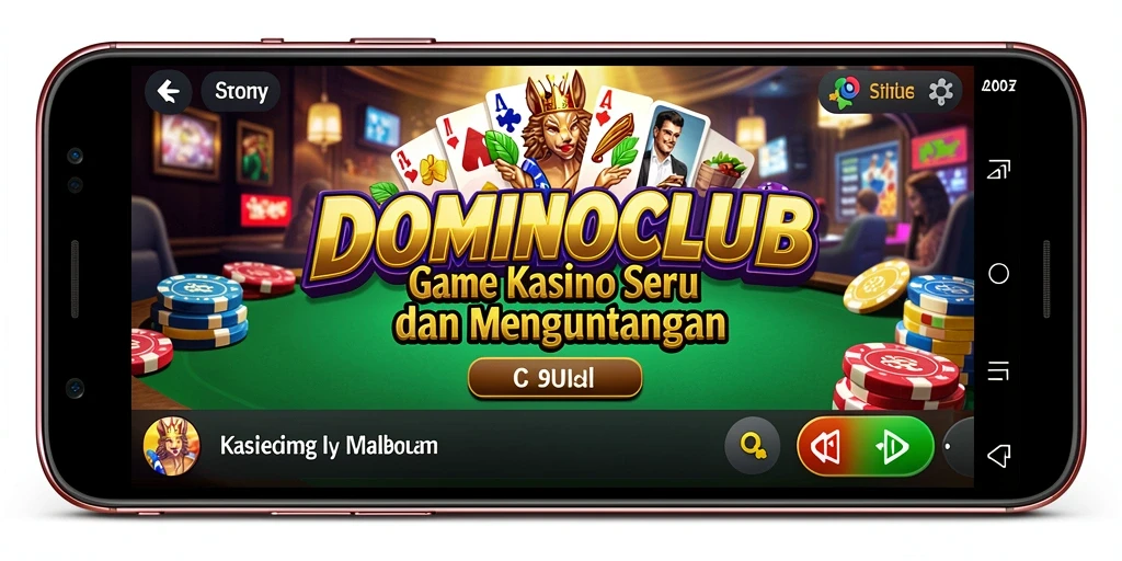 Tampilan gameplay DOMINOCLUB yang menarik dan memikat.