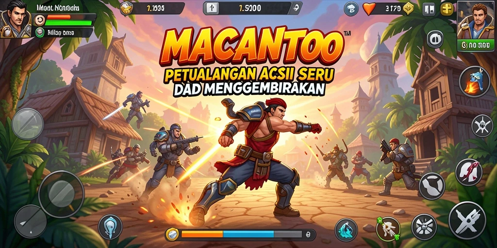 Tampilan aksi mendebarkan dalam gameplay seru MACANTOTO.