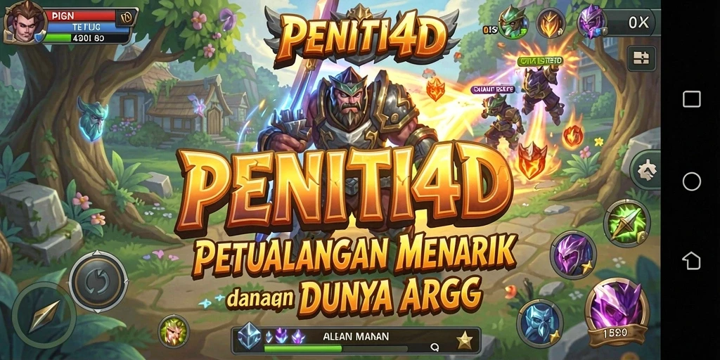 Tampilan gameplay seru dalam dunia petualangan ARPG.