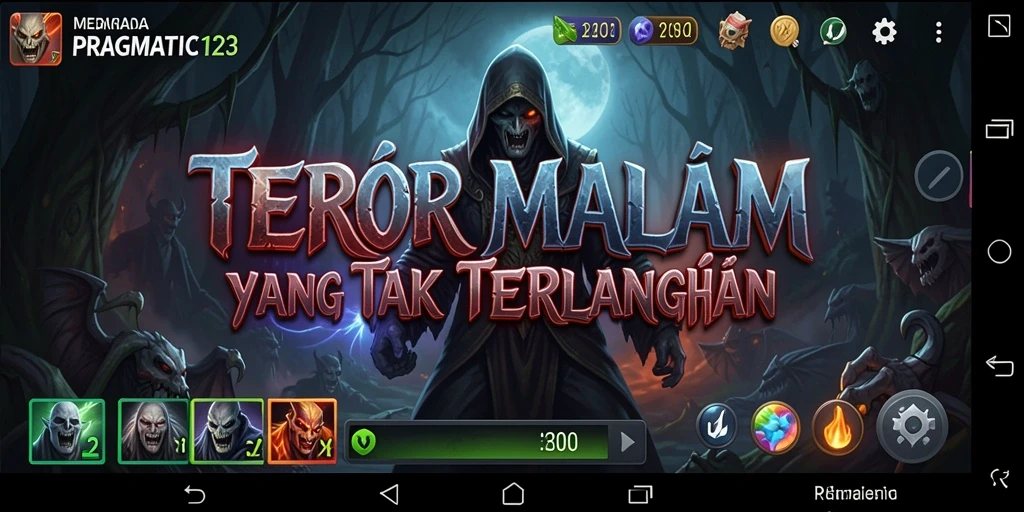 Screenshot gameplay PRAGMATIC123 yang menakutkan dan mencekam.